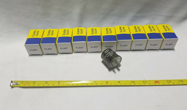 Lot of 10 Auto Parts Alternating Flasher 537 - 12V, SKBAWA-B091