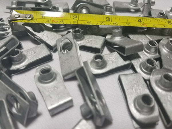 Lot of 50 Ford Mercury Fender Fold Over Panel U Nuts 5/16-15 , SKBAWA-b516