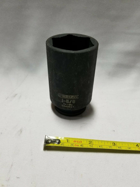 1/2" DR. X 1-5/8" DEEP IMPACT SOCKET 6 POINT SKT CR-MO MATERIAL, SKBAWA-B513