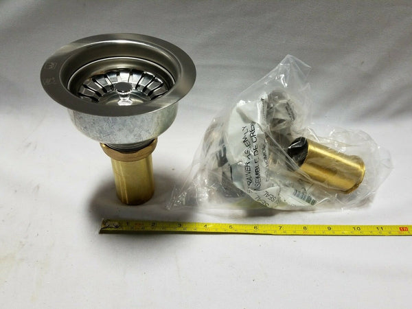 Lot of 2 Franke Kindred 1140: Stainless Strainer Assembly w/basket, SKBAWA-b087