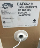 300M Electro cables Unsh Cable FT6 4/C 22/7 AWG SBC PVC, SKBAWA-s020