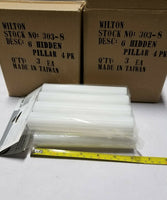 84 pcs Wilton Hidden cake Pillars - 6in. Long (21 packs x4 per Pack SKABWA-s020