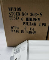 84 pcs Wilton Hidden cake Pillars - 6in. Long (21 packs x4 per Pack SKABWA-s020