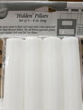 84 pcs Wilton Hidden cake Pillars - 6in. Long (21 packs x4 per Pack SKABWA-s020