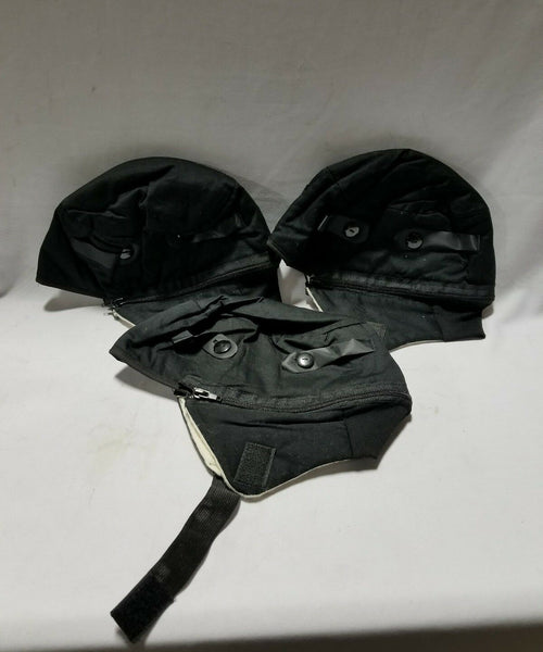 Lot of 3 Hercules Flame Retardant Hard Hat liner Winter Black 02819, SKBAWA-s034