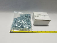 100pcs Hexagon Washer Head Tapping Screw, High Grade Zinc Plated 1", SKBAWA-B028