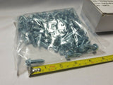 100pcs Hexagon Washer Head Tapping Screw, High Grade Zinc Plated 1", SKBAWA-B028