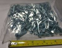100pcs Hexagon Washer Head Tapping Screw, High Grade Zinc Plated 1", SKBAWA-B028