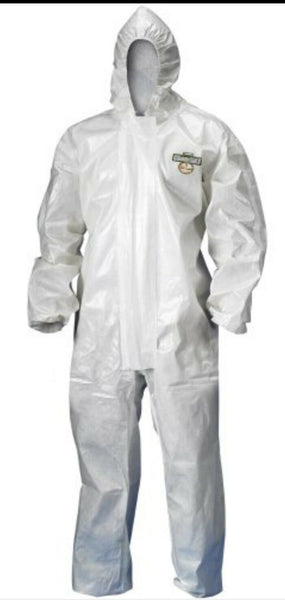6 Pack ChemMax2 C72132 Coveralls w/Hood, Elastic Wrists & ankle, SM, SKBAWA-000