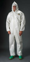 6 Pack ChemMax2 C72132 Coveralls w/Hood, Elastic Wrists & ankle, SM, SKBAWA-000
