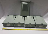 Lot of 5 Cooper Bussmann B222-60NF 60 Amp Non-Fusible Pullout Switch SKBAWA-s004