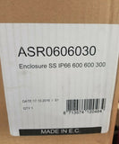 Ralston ASR0606030 Enclosure SS IP66 600 600 300, SKBAWA-000