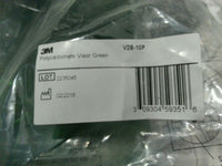 2pcs, 3M VISOR PELTOR POLYCARBONATE FACESHIELD GREEN 309304593516, SKBAWA-s026