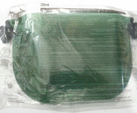 2pcs, 3M VISOR PELTOR POLYCARBONATE FACESHIELD GREEN 309304593516, SKBAWA-s026