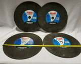 4pcs,  Pearl A36T, CW1226, Metal Abrasive Grinder 12" × 1/8×20mm , SKBAWA-c010