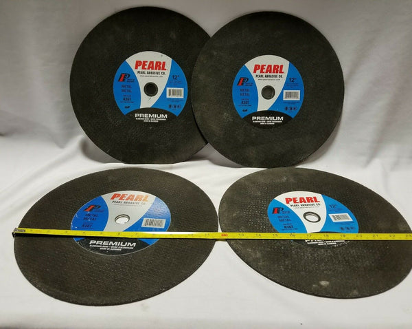 4pcs,  Pearl A36T, CW1226, Metal Abrasive Grinder 12" × 1/8×20mm , SKBAWA-c010