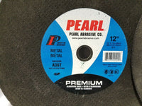 4pcs,  Pearl A36T, CW1226, Metal Abrasive Grinder 12" × 1/8×20mm , SKBAWA-c010