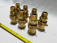 Box of 7 Dixon A-075, 3/4" Brass Male Camlock x 3/4" Female NPT, SKBAWA-B030