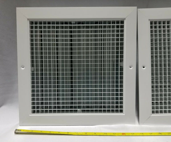 1 (one) Titus 50F 12×12 Aluminum vent diffuser w/ Grille, SKBAWA-s024