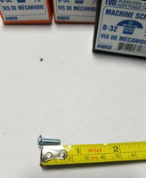 Lot of 3,800 Machine Screws Pan, Phillips, Plated Steel 8-32 x 1/2", SKBAWA-000