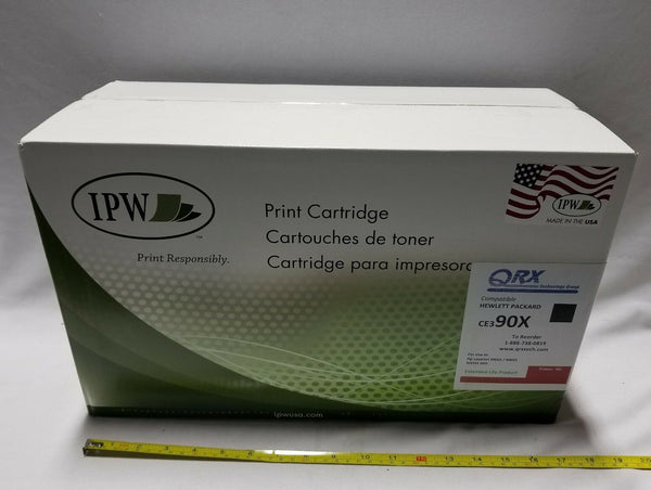 IPW Print Cartridge, Black, Replaces HP CE3 90X, Fits HP M4555MFP, SKBAWA-s037