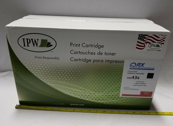 IPW Print Cartridge, Black, Replaces HP C8543X, Fits HP 9000/9050, SKBAWA-s037