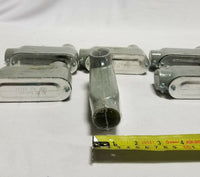 6pcs E254321 LB PVC Conduit Box 3/4" w/ cover. Vol:7.2CU.in LB, SKBAWA-000