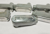 6pcs E254321 LB PVC Conduit Box 3/4" w/ cover. Vol:7.2CU.in LB, SKBAWA-000