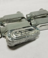 7pcs E254321 LB PVC Conduit Box 1/2" w/ cover. Vol:4.25CU.in LB, SKBAWA-000