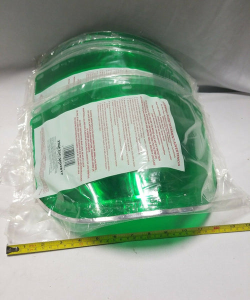 Lot of 8 Jackson F30 Acetate Light Green Faceshield 9" × 15", SKBAWA-000