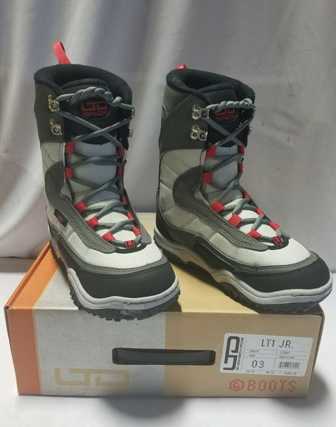 LTD LT1 Jr. Snowboard Boots - Grey, 312166 - Size 03 us, SKBAWA-s022