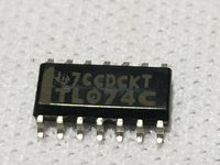 400 pcs TL074C, 7CCDCKT Low Noise JFET Quad Op-Amp SOP-14, SKBAWA-0000