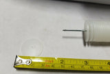 2,500pcs Tri Pac, White Plastic Disc Tags, 1" diameter, SKBAWA-s028