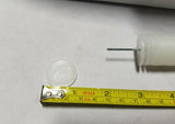 2,500pcs Tri Pac, White Plastic Disc Tags, 1" diameter, SKBAWA-s028