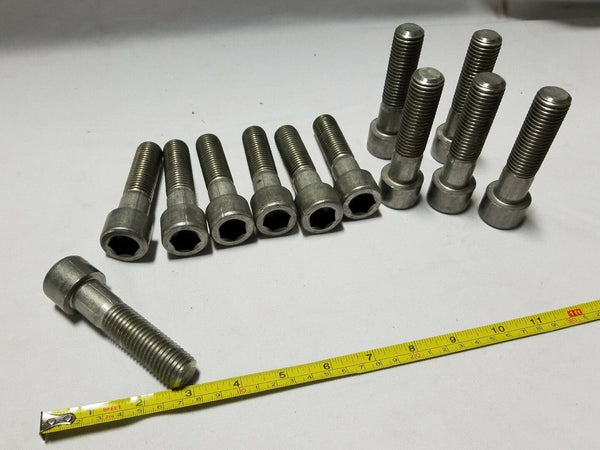 Lot of 12 DIN912, Stainless Steel M20×80 HEX head socket Caps screw, SKBAWA-B509