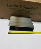 Box of 1000 Factor T, M100 Staples 6"× 1" Cartridges, SKBAWA-nnnn
