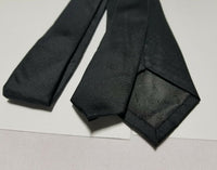 Lot of 3 RW & Co Men's, 100% Silk Black Tie, One Size fit, SKBAWA-s034