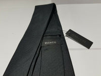 Lot of 3 RW & Co Men's, 100% Silk Black Tie, One Size fit, SKBAWA-s034