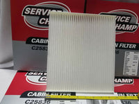 Lot of 6 Service Champ Cabin Filter, C25836, SKBAWA-B050