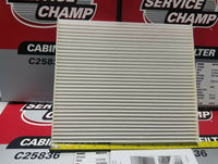 Lot of 6 Service Champ Cabin Filter, C25836, SKBAWA-B050