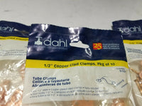 300 pcs Copper Clad Clamp 1/2", 9101, Dahl Brothers, SKBAWA-b051
