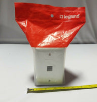 10 pcs - Legrand WP3401-WH, Single Gang, 1-Port Wall Plate, SKBAWA-B012