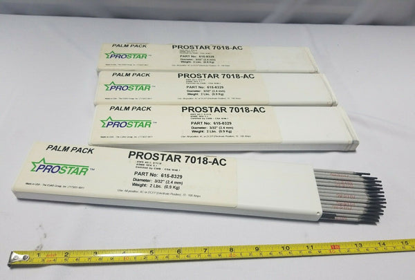 8lbs, Prostar 7018-AC Welding Rod, 3/32-Inch, PalmPack, 615-8329, SKBAWA-000