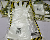 14 Pairs, Ansell Chemical Resistant Gloves, White, size 6, 2-100, SKBAWA-b085