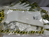 14 Pairs, Ansell Chemical Resistant Gloves, White, size 6, 2-100, SKBAWA-b085