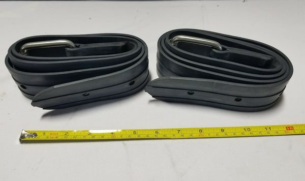 2pcs Scuba Choice Spearfishing Heavy Duty Rubber W- Belt, 53", SKBAWA-s004
