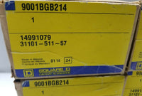 Lot of 9, Square D, 9001BGB214, 600VAC 5A,  SKBAWA-b014