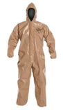 1pc DuPont Tychem CPF Hooded Chemical Resistant Coveralls, SKBAWA-000