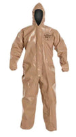 1pc DuPont Tychem CPF Hooded Chemical Resistant Coveralls, SKBAWA-000