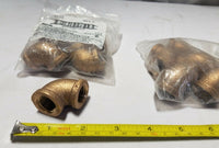 15pcs, Boshart, Bronze Elbow, 90° - 3/8" FPT, SKBAWA-b060